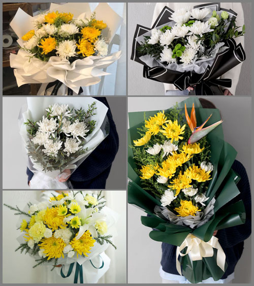 福建福州长乐市鹤上镇东平村白事花束代送